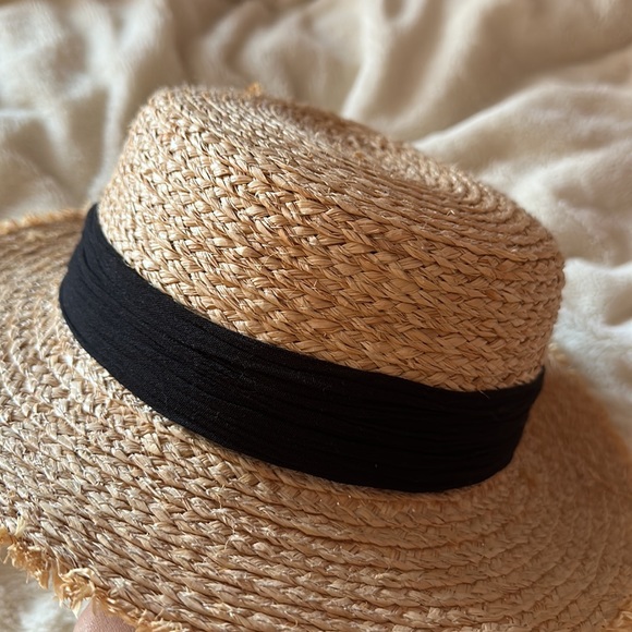 Zara straw summer beach hat for toddlers 3-6 years old one size - Picture 6 of 7